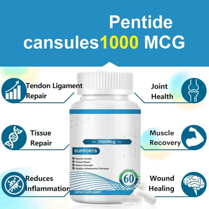 USHJNV 157 Capsules 1000 MG – BPC-157 Supplement, New Protective Compound, Non-GMO, Gluten-Free, 60 Capsules