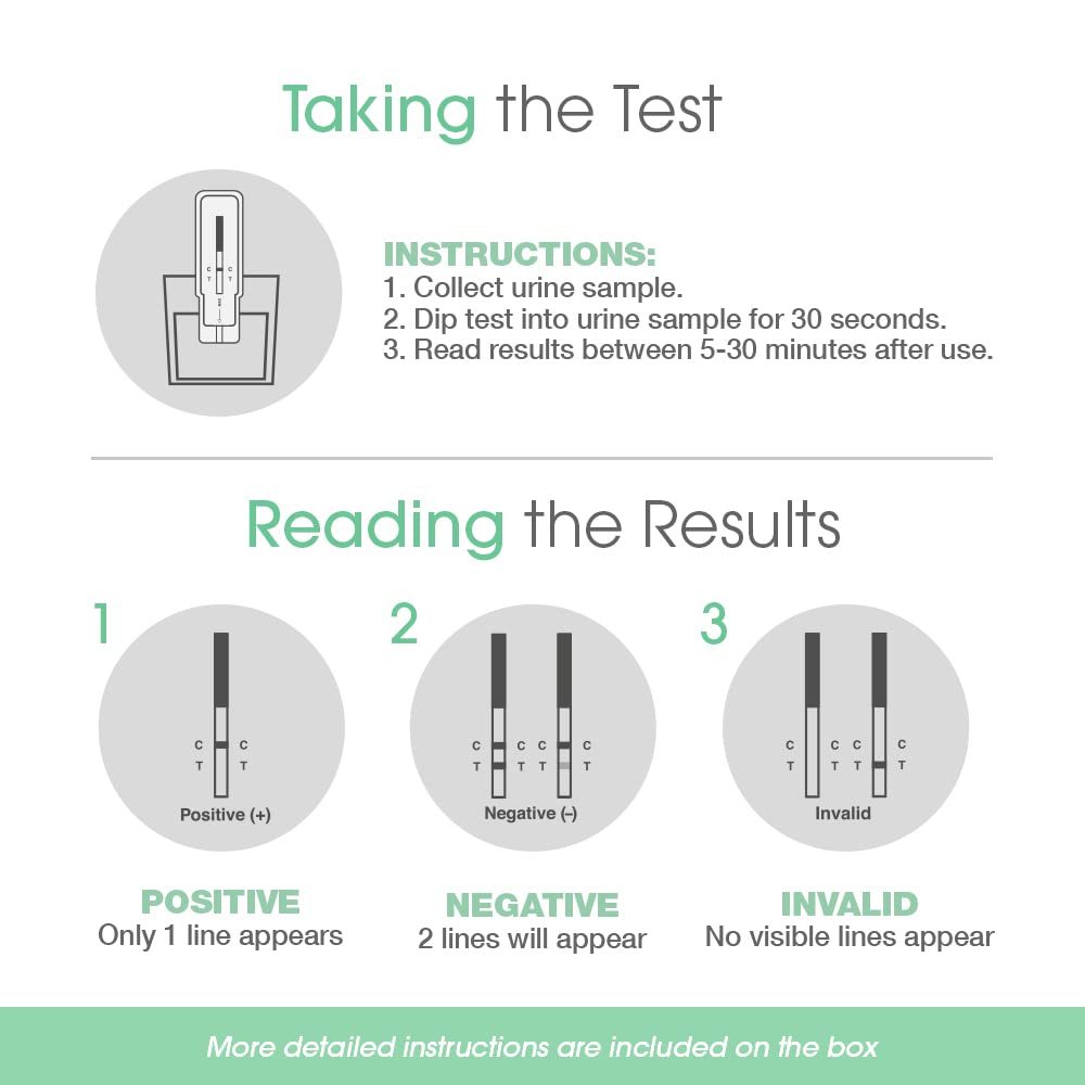 UTest Instant THC Home Drug Test – 15 ng/mL Single Panel Cannabis Detection (2-Pack)