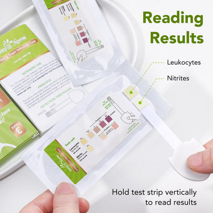 Easy@Home UTI Test Strips for Women – Leukocytes & Nitrites – 12 Pack OTC