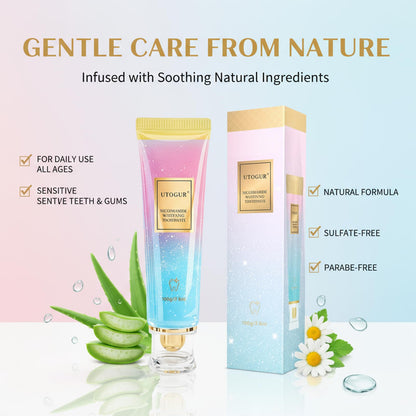 Utogur Probiotic Whitening Toothpaste | Niacinamide Whitening Toothpaste | Effective Whitening