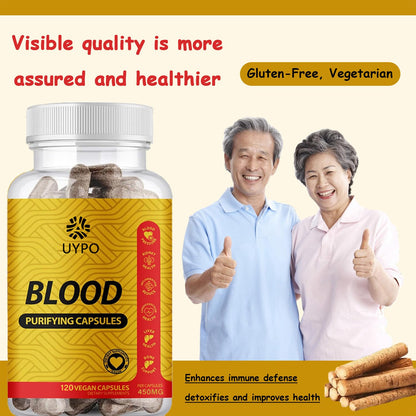 UYPO Blood Purifying Capsules – Gluten Free, GMO-Free, Vegan 450 mg (2PCS)