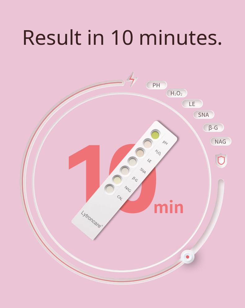 6-in-1 At-Home Vaginal Health Test Kit – pH, BV, Yeast, Trich, AV