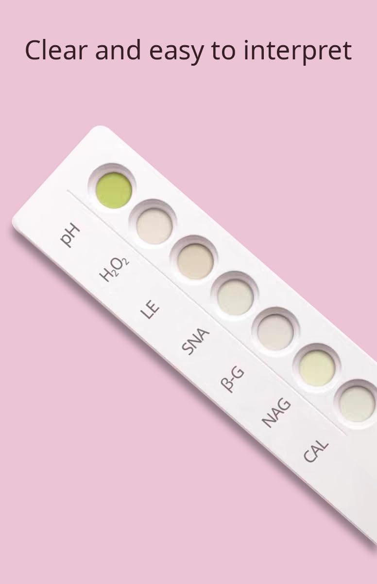 6-in-1 At-Home Vaginal Health Test Kit – pH, BV, Yeast, Trich, AV