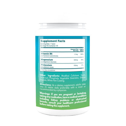 VAL Magnesium Glycinate 325mg with B6 & Potassium | High Absorption & Stress Relief