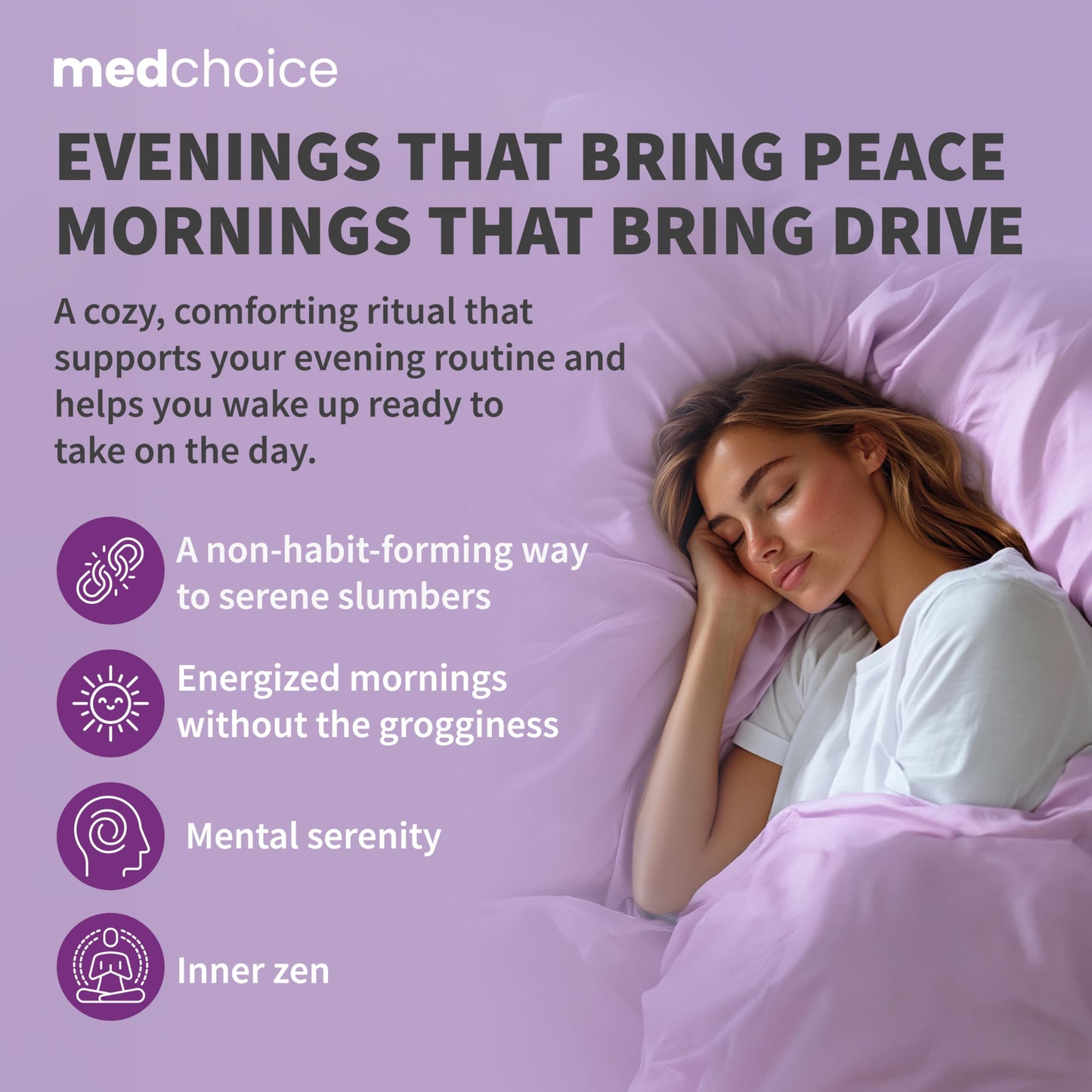 MEDCHOICE 12-in-1 Melatonin Sleep Capsules – Melatonin 5 mg + Magnesium Glycinate 500 mg (90 ct, Pack of 2)