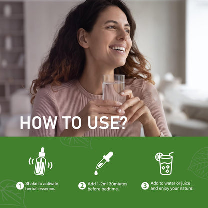 Green Herb Vibe Kava Drops – Relaxation & Sleep Support (60 Days, 2 oz)