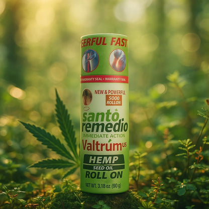 Valtrum Santo Remedio® - with Hemp Seed Oil, Fast and Effective Relief. External use with Powerful Action, Whose Effects are perceived Within 40 Seconds of Being Used.