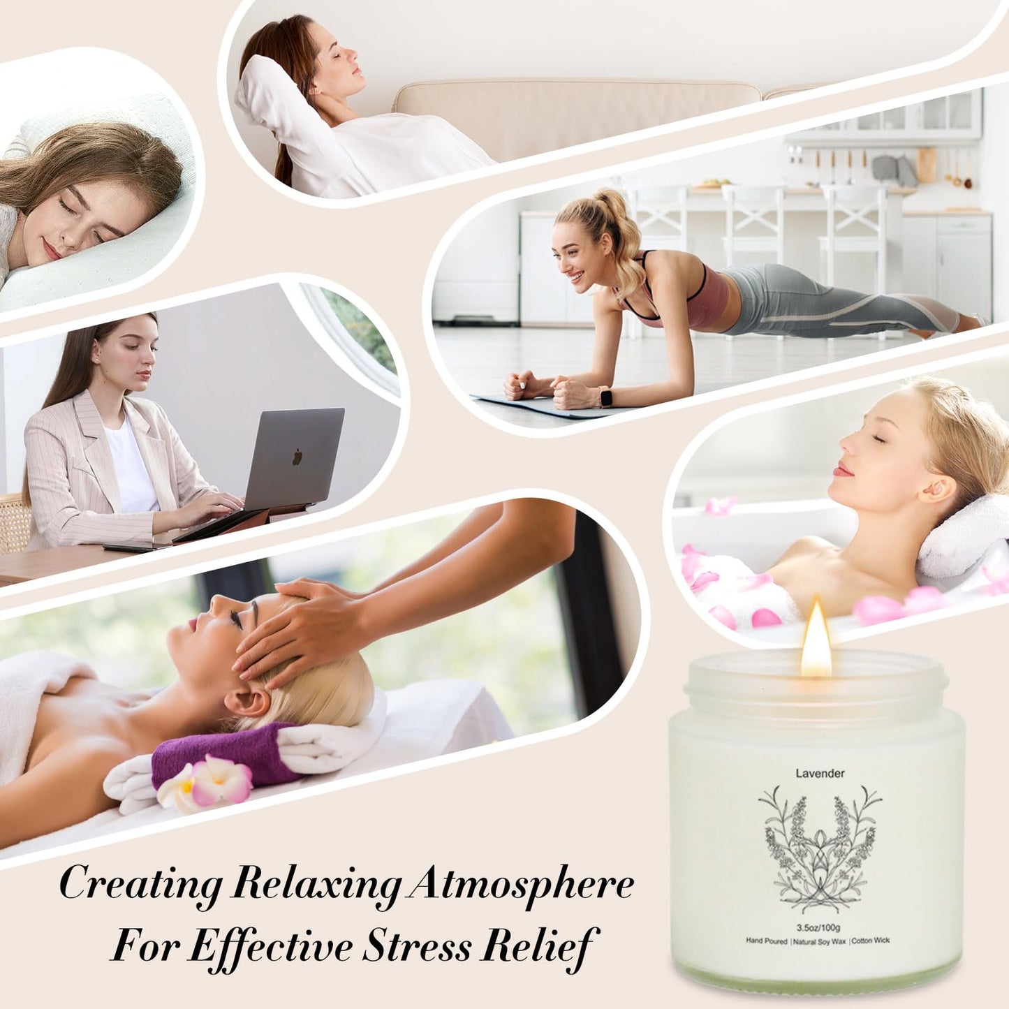 8-Pack Aromatherapy Soy Wax Candles for Women | Gift Ideas for Mother's Day