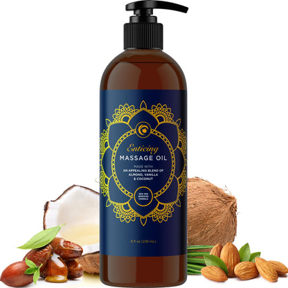 Luxurious Vanilla Massage Oil for Couples – Easy Glide, Non-Greasy, Vegan & Gluten Free