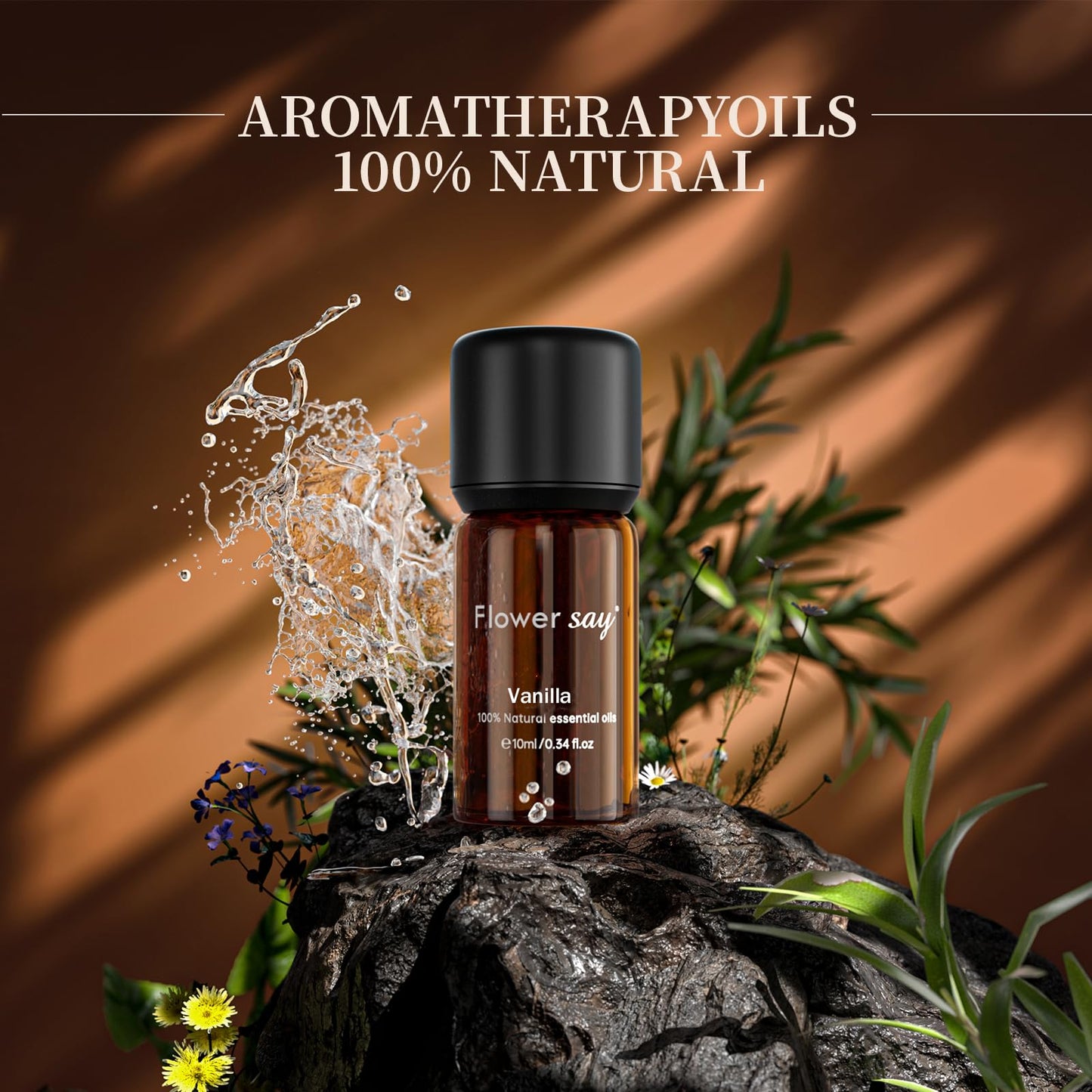 Vanilla Essential Oil 100% Pure, Natural Oleoresin – Sweet Aromatherapy Scent for Diffuser, Massage, Skincare, DIY, Relaxation – 10ml