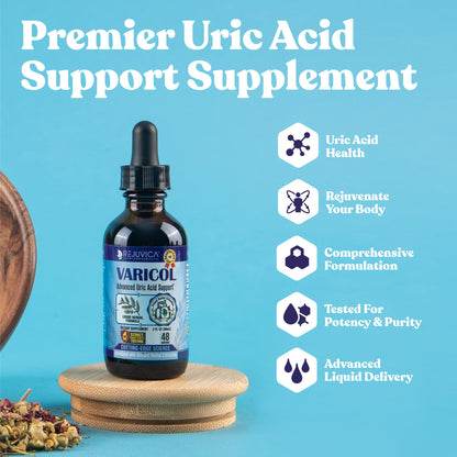 Varicol - Advanced Uric Acid Support Supplement | Liquid Delivery for Better Absorption