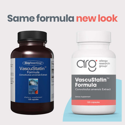 VascuStatin Formula with Convolvulus arvensis Extract - 120 Count | Allergy Research Group