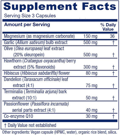 Vitanica VasoBlend – Cardiovascular Support, Vegan/Vegetarian, 180 Capsules