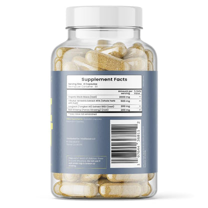 VB Health Drive Boost: Stamina & Libido Support Supplement – 120 Capsules, Made in USA