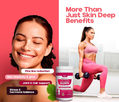 VDA Collagen Burn – Flavorless Hydrolyzed Collagen with Peptides (30 Servings)
