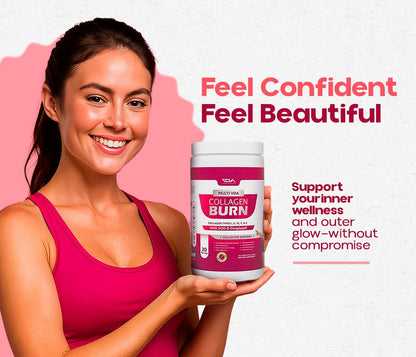VDA Collagen Burn – Flavorless Hydrolyzed Collagen with Peptides (30 Servings)