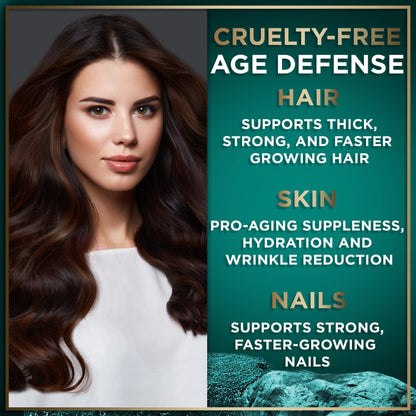 WILD FUEL Vegan Collagen Booster Tablets — Cruelty-Free Plant-Based Support for Skin, Hair & Nails (2-Pack)
