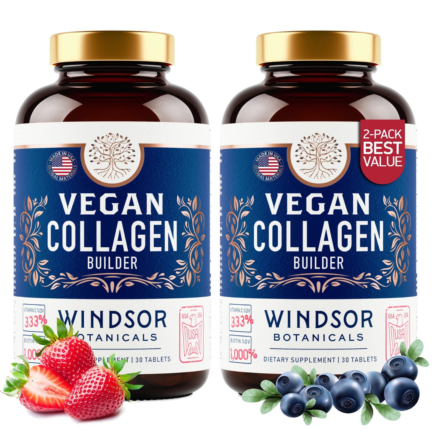 Vegan Collagen for Women and Men – Plant-Based Booster (Gluten-Free)