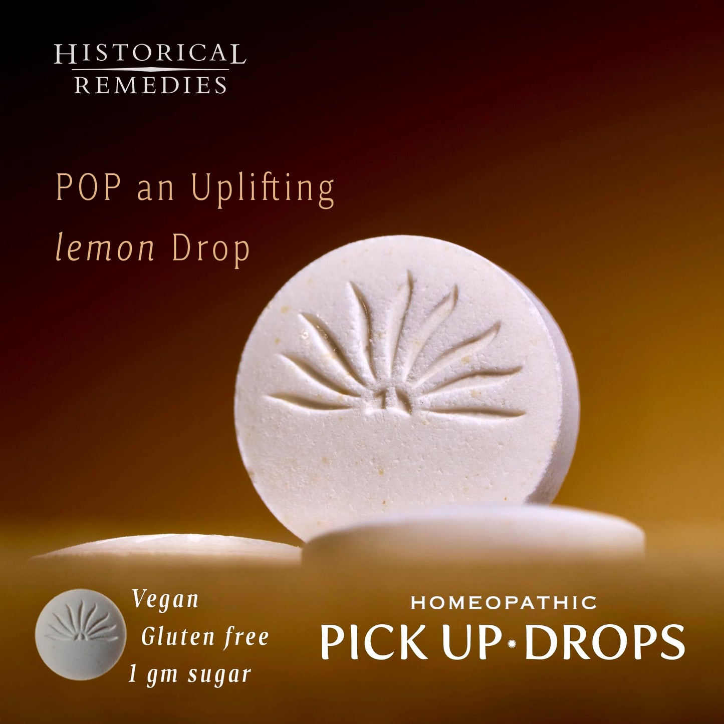 Historical Remedies Pick Up Drops 12 Pack – Vegan & Gluten-Free Homeopathic Lozenges
