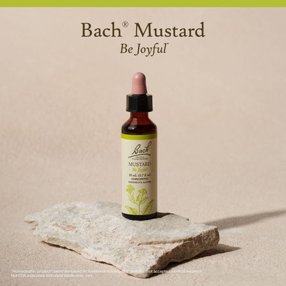 Bach Original Flower Remedies Mustard – Be Joyful | 20mL Dropper