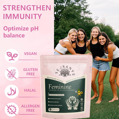 Premium Feminine Balance Gummies - 2 Pack (120 Gummies) | Immune Support, Vegan & Gluten-Free