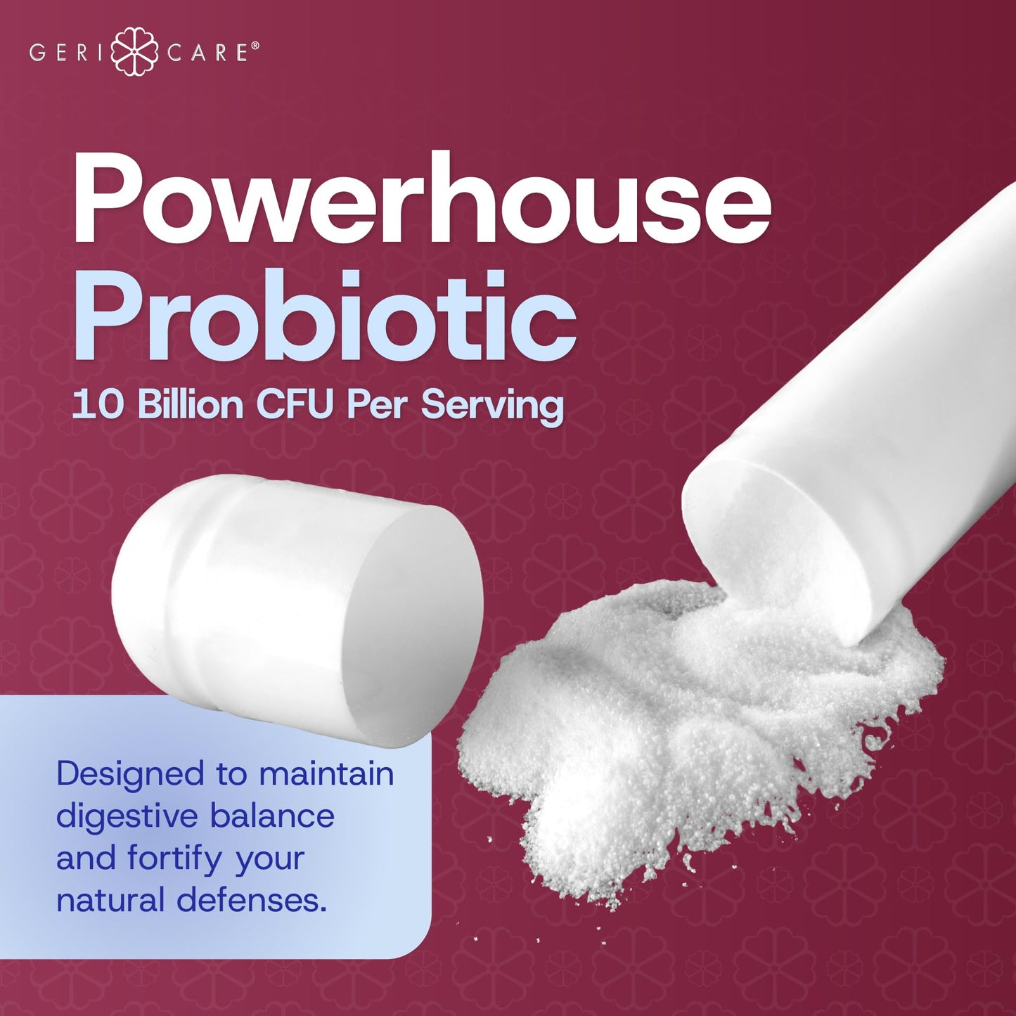 Saccharomyces boulardii Probiotic 500mg for Digestive Health – Women & Men | Compare to Florastor (50 Capsules) – 12 Pack