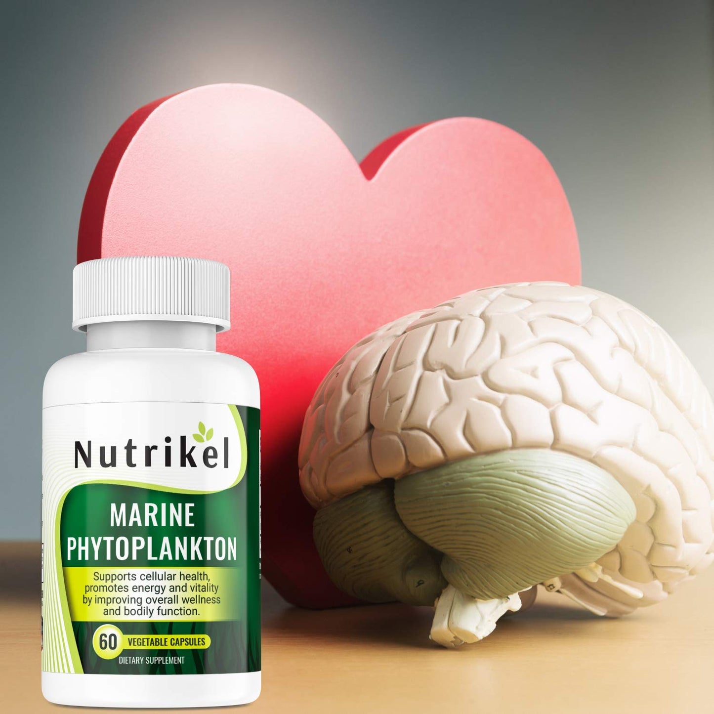 Marine Phytoplankton Omega-3 Supplement – Plant-Based Algae Capsules | 1,000mg | 60 Vegan Capsules