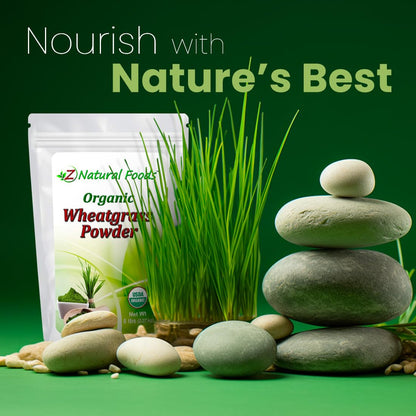 Organic Wheatgrass Powder - Bulk 5 lb - 100% Pure, Raw, Non-GMO, Vegan | Green Superfood