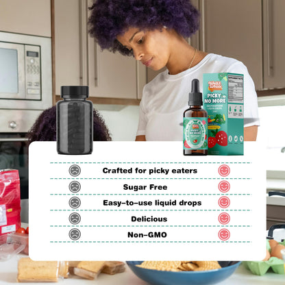 Well&Whole Sulforaphane Kids Liquid – Broccoli Sprout Extract, Appetite Support, 60mL, Vegan & Sugar-Free