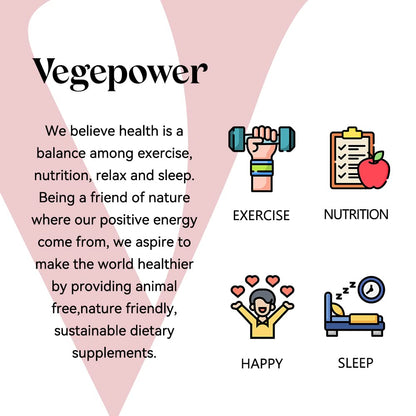 VEGEPOWER Iron Gummies – Vegan Iron Multivitamin for Women & Kids, Peach Flavor (3 Packs)