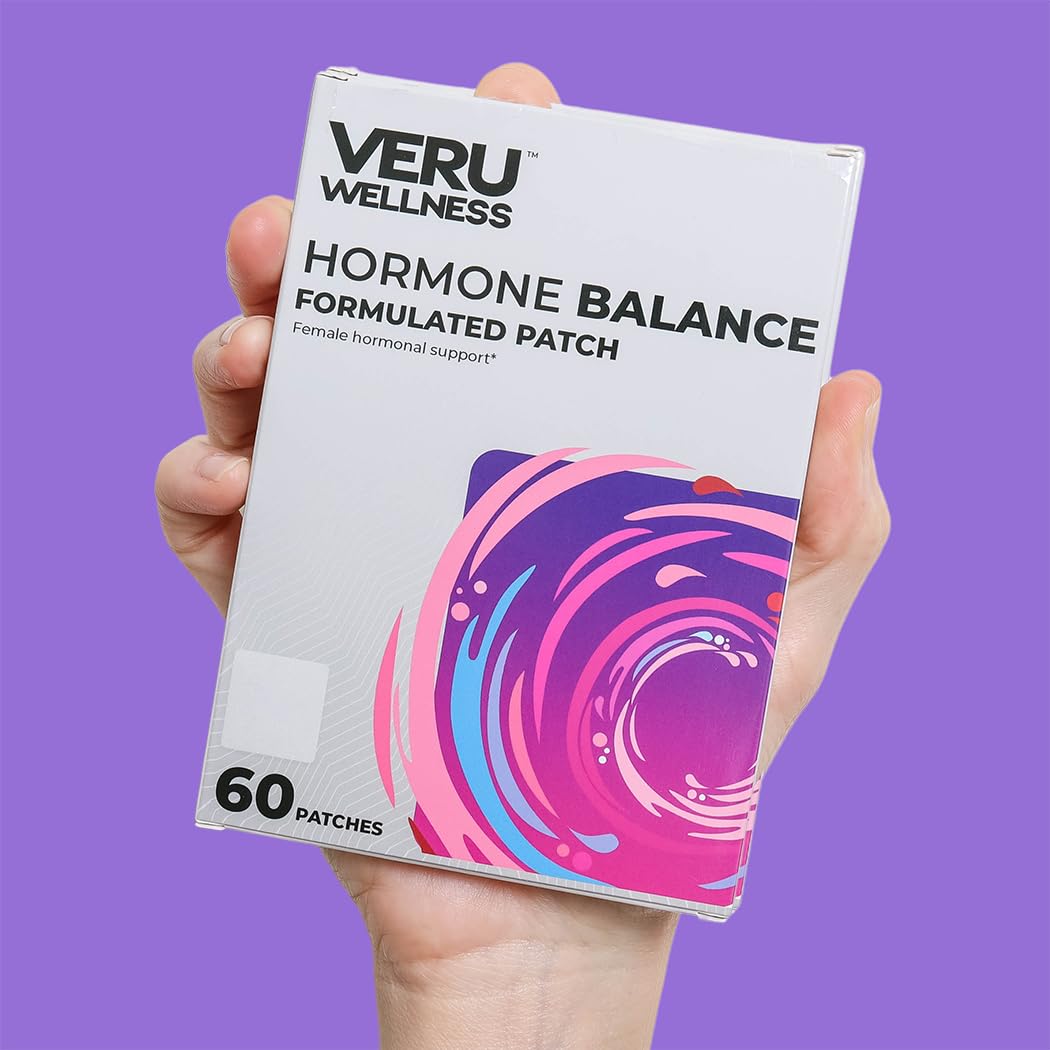 Veru Wellness Hormone Balance Patch – Myo-Inositol & D-Chiro Inositol (60 Patch)