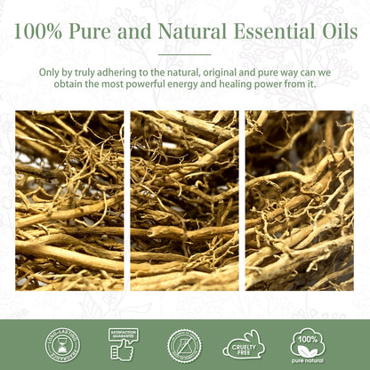 Vetiver Essential Oil 30ml | PHATOIL Pure Essential Oil Singles for Aromatherapy, Diffusers & DIY Crafts