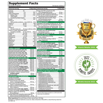 Vibrant Health Green Vibrance Vegan Superfood Pills – 240 Count