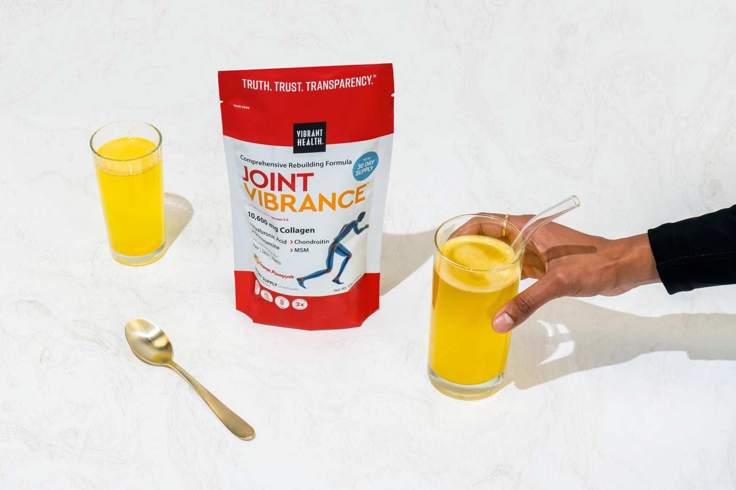 Vibrant Health Joint Vibrance – Comprehensive Joint & Cartilage Support, 30 Servings