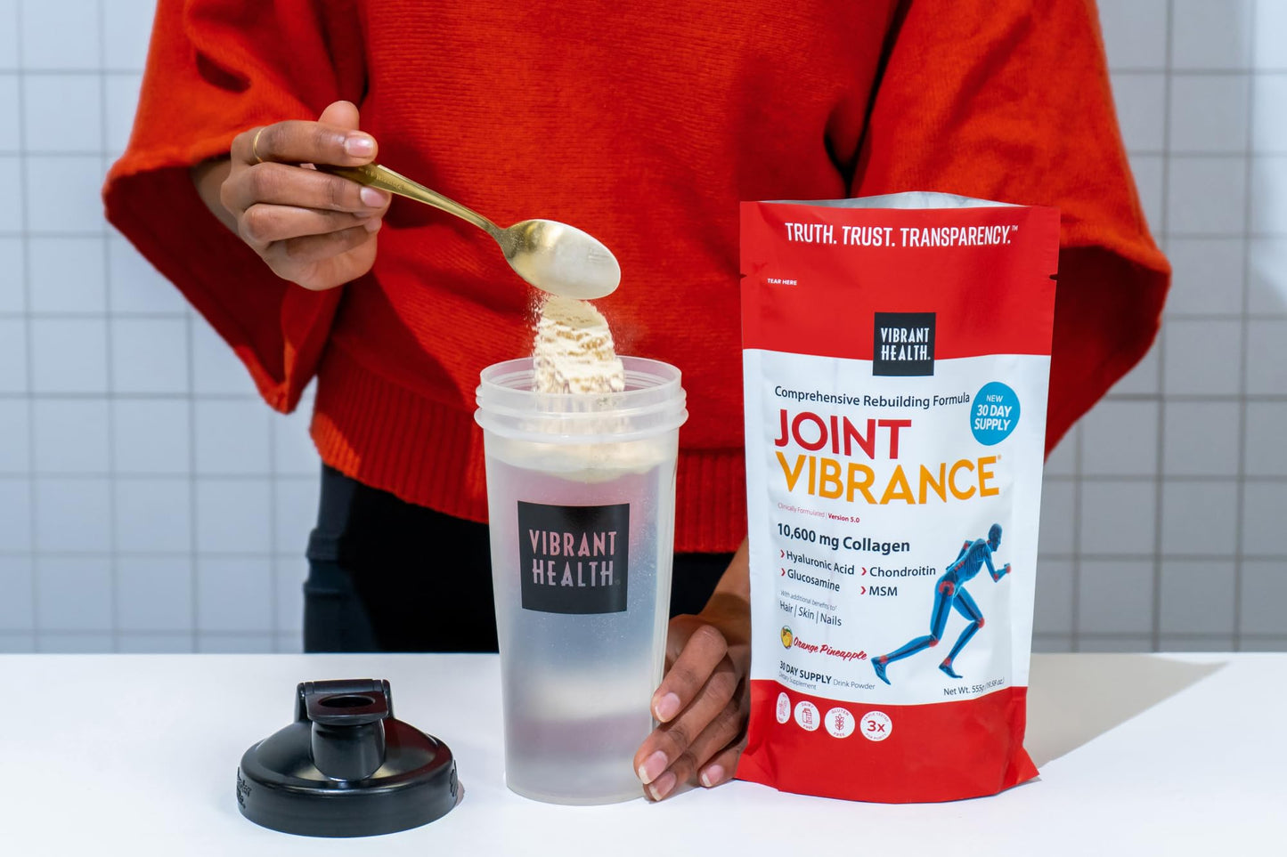 Vibrant Health Joint Vibrance – Comprehensive Joint & Cartilage Support, 30 Servings