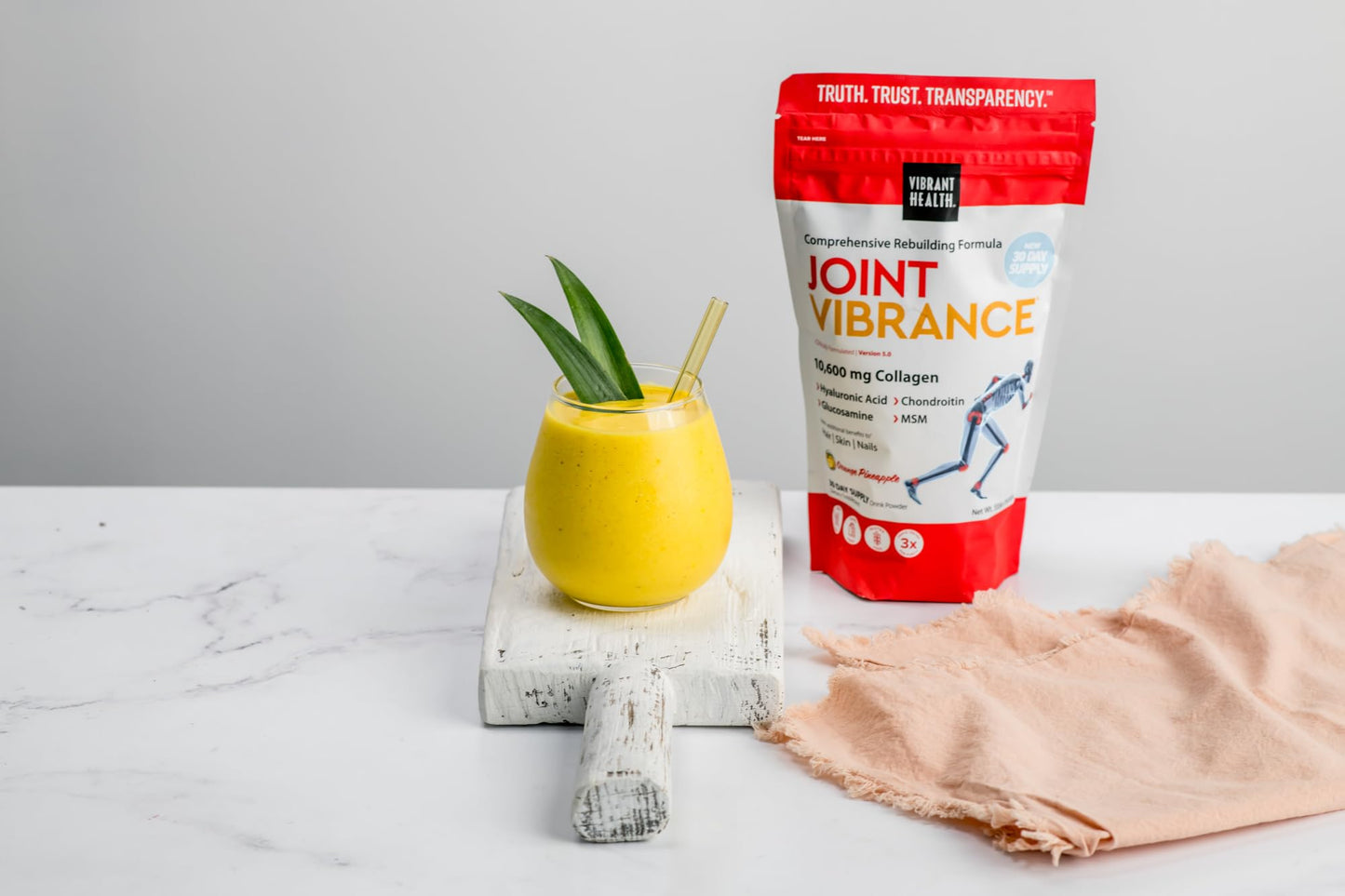 Vibrant Health Joint Vibrance – Comprehensive Joint & Cartilage Support, 30 Servings