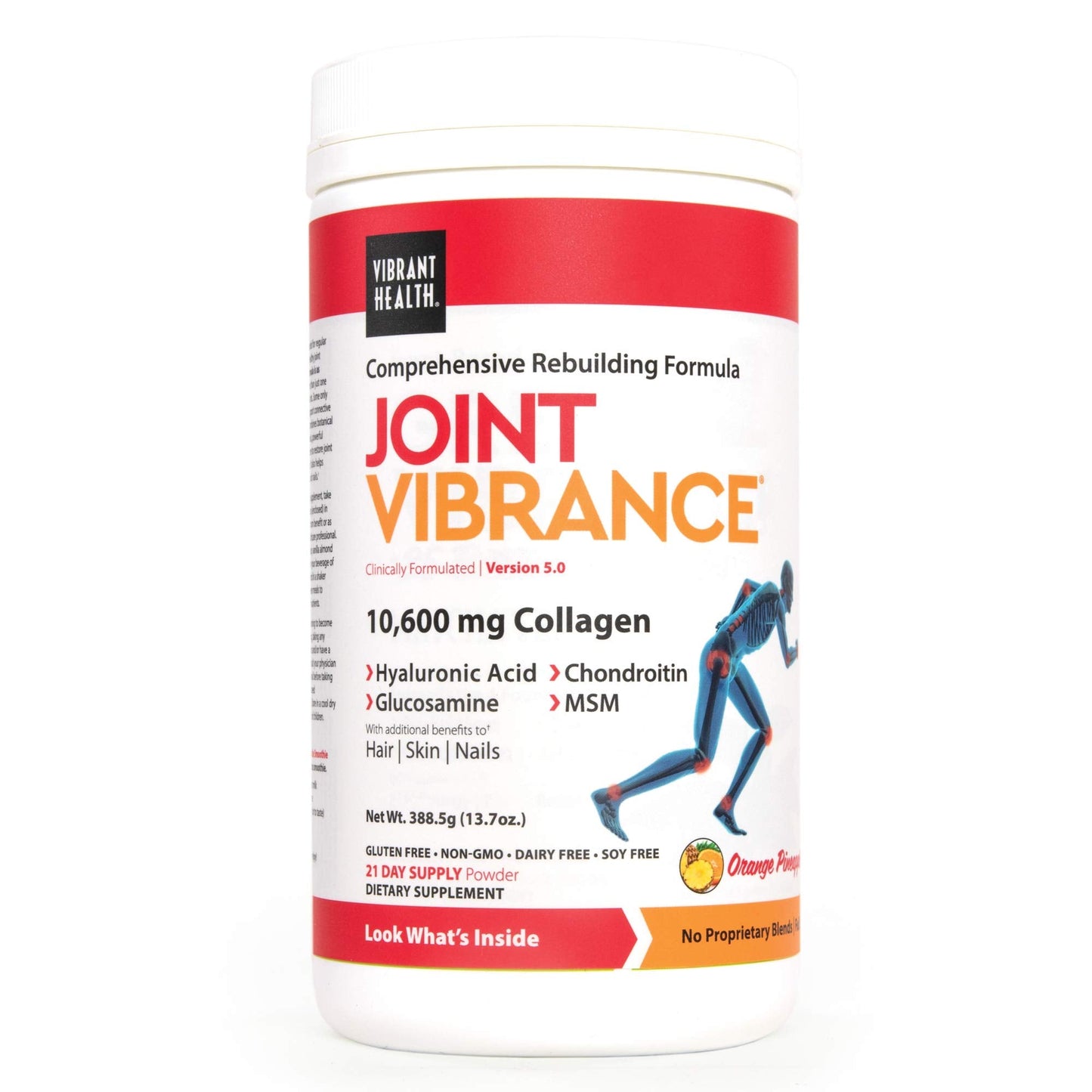 Vibrant Health Joint Vibrance – Comprehensive Joint & Cartilage Support (Orange Pineapple, 21 Servings)
