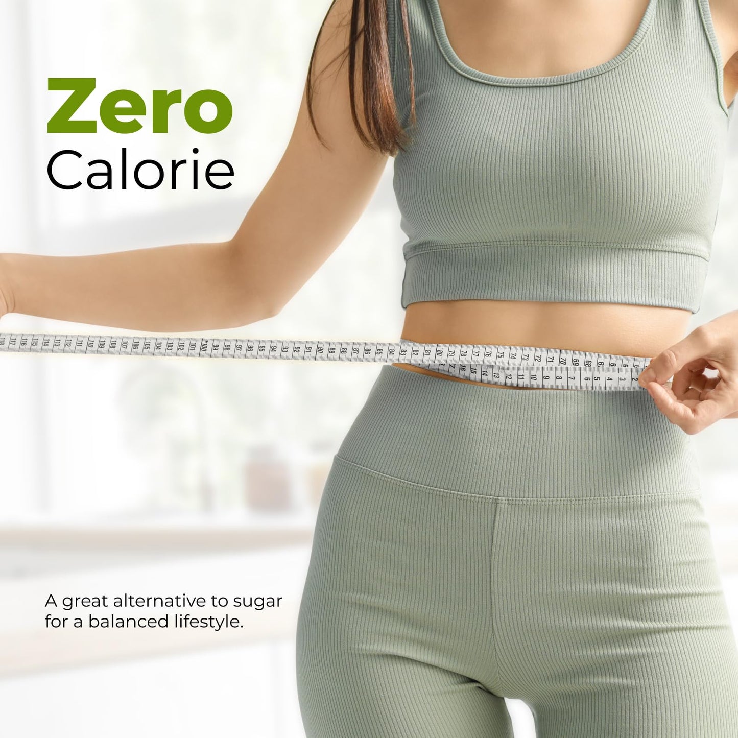 Viccoky Organic Stevia Powder – Pure, Zero-Calorie Sugar Substitute (18oz) | Keto & Vegan Friendly