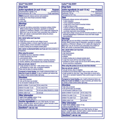Vicks Kids DayQuil & NyQuil Berry Co-Pack – 6+ Multi-Symptom Relief