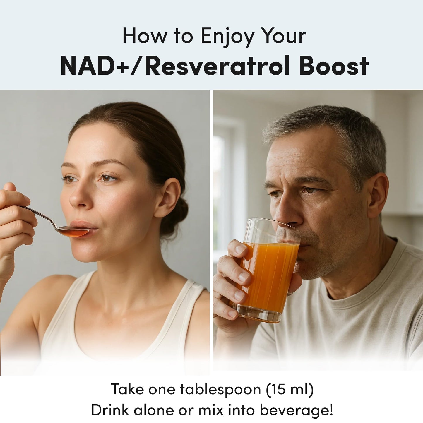 Vida Lifescience Liposomal NAD+ Liquid with Resveratrol – 32 Servings – Vegan, Gluten-Free, Non-GMO