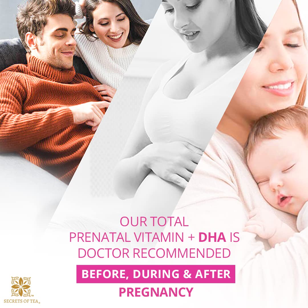 Vidalocity Prenatal Vitamins for Women – 60 Day Supply | Omega-3 DHA/EPA, Folate, Magnesium, Vitamin D3, C, B Vitamins, Zinc