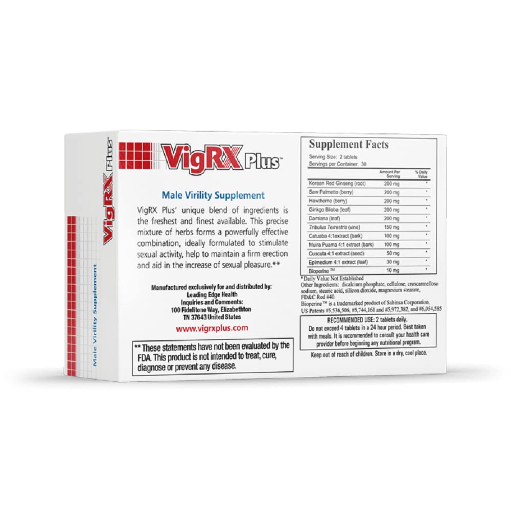 VigRX Plus Daily Supplement Tablets (1) - Shop Now