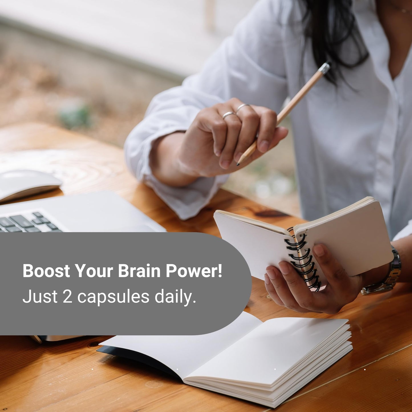 VILLAR BIOTECH Brain Booster Peptides – Grass-Fed Bovine Brain – 60 Capsules
