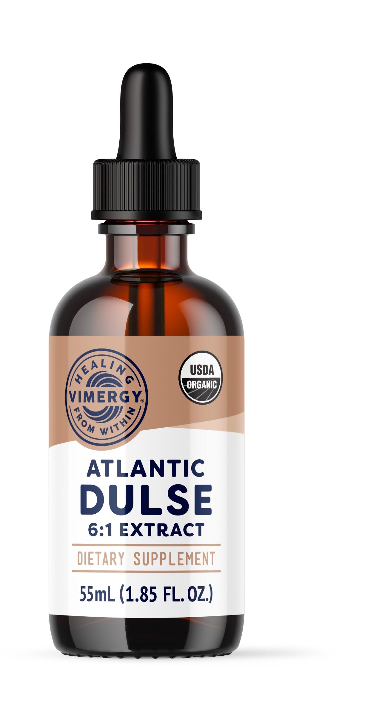 Vimergy USDA Organic Atlantic Dulse Liquid – Antioxidant Support, Vegan & Gluten-Free – 55 Servings (55 mL)