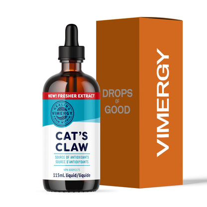 Vimergy USDA Organic Cat’s Claw Liquid – Immune Support & Antioxidants (115 mL, 57 Servings) – Vegan, Non-GMO