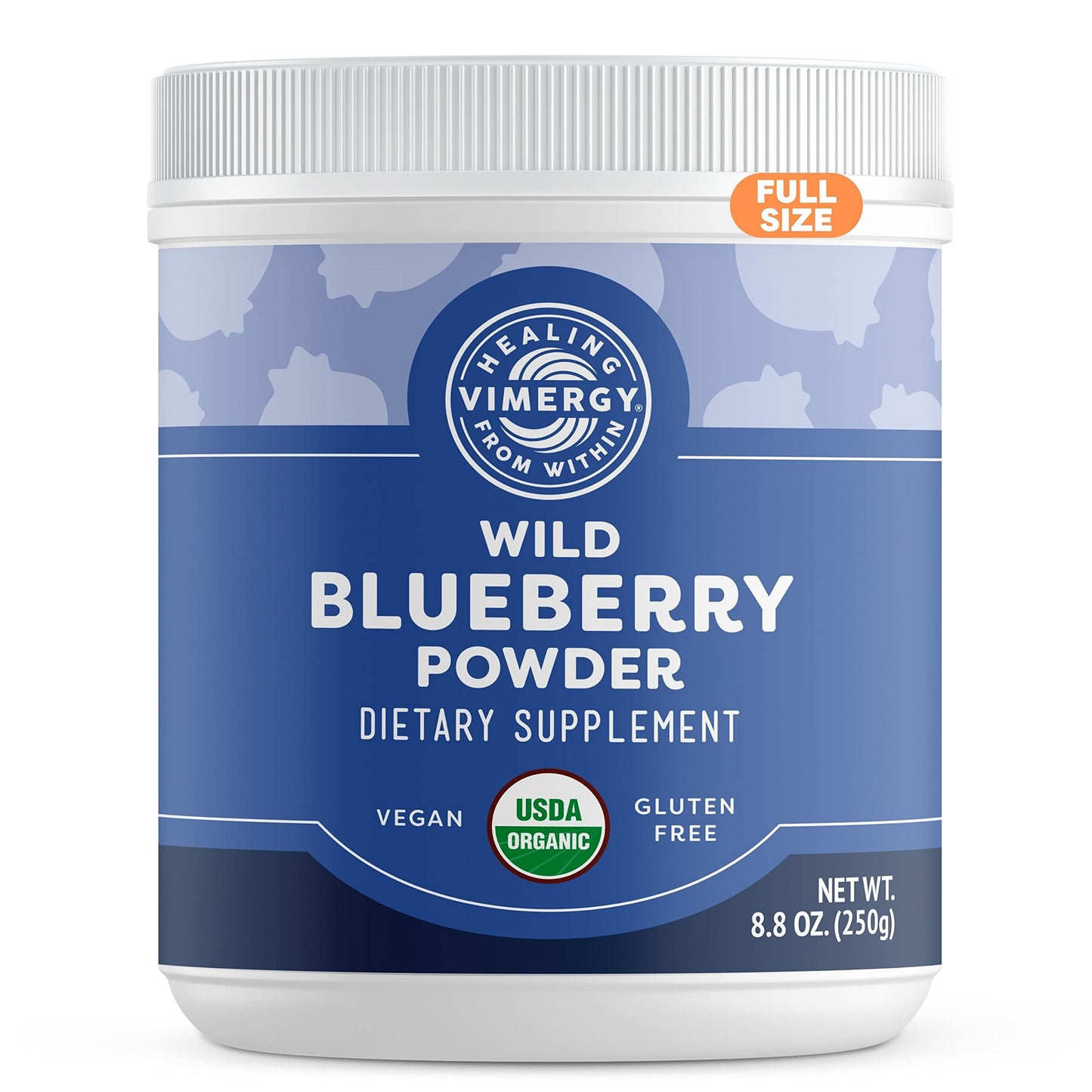 Vimergy Brain Body Protect – Wild Blueberry Powder with Horsetail & Bamboo Silica (250g, Organic, Vegan)
