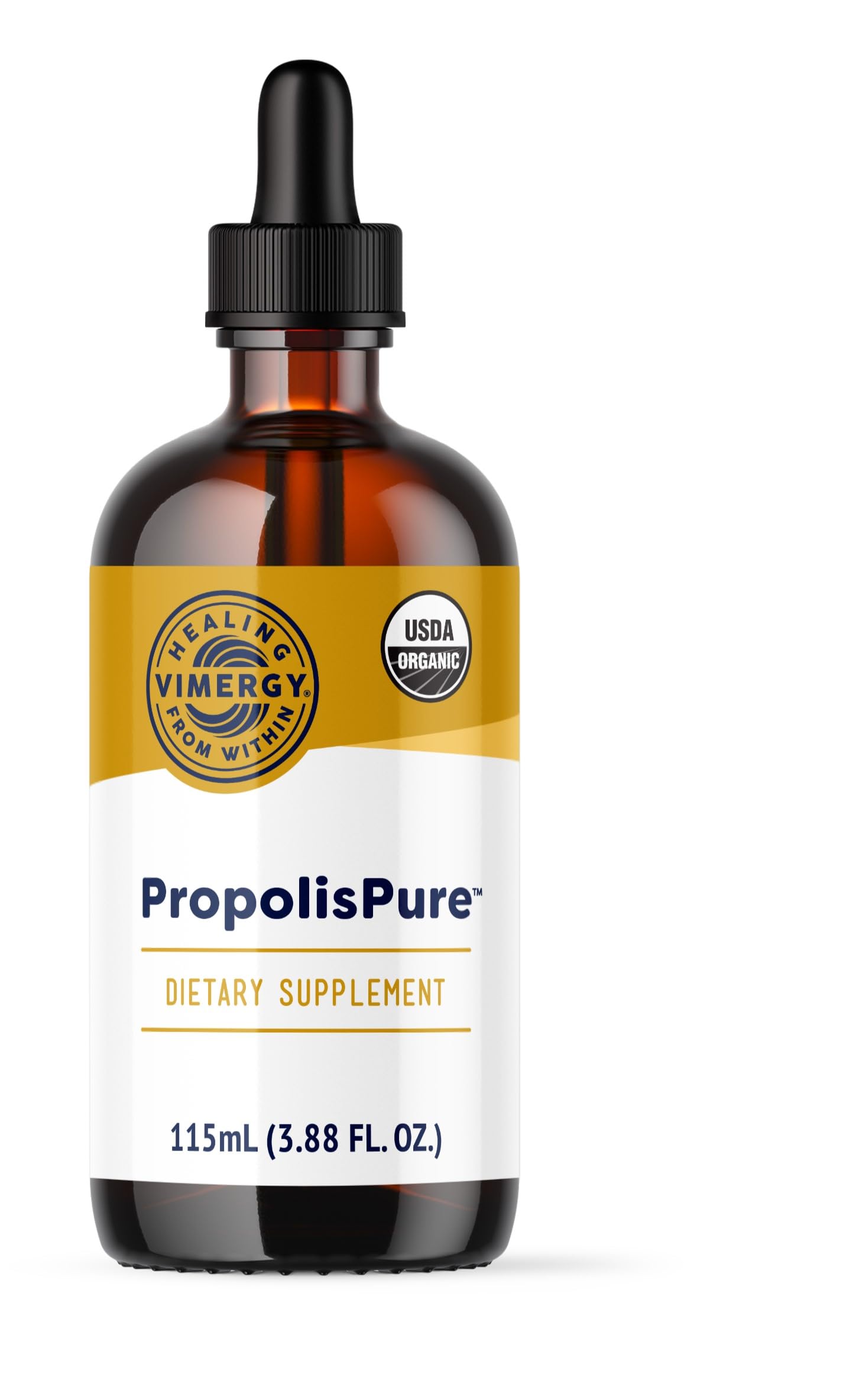 Vimergy PropolisPure – Immune & Respiratory Support, Oral Health, Organic (115 mL, 57 Servings)