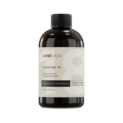 VINEVIDA Caribbean Breeze Fragrance Oil for Cold Air Diffusers - 4 Fl Oz | Diffuser Refills & Room Spray