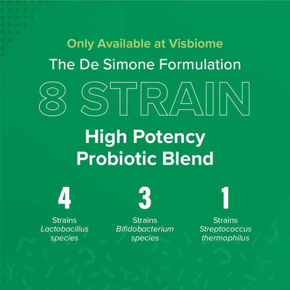 Visbiome GI Care - High Potency Probiotic (112.5B CFU) - 180 Capsules | Made in USA