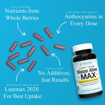 Vision Alive Max with Lutemax 2020 – 8 Natural Eye Support Ingredients